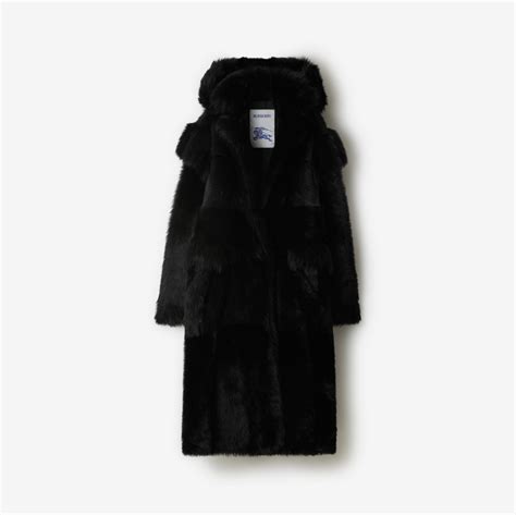 shearling coat burberry|burberry shearling coat price.